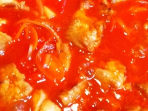 鶏肉の簡単トマト煮